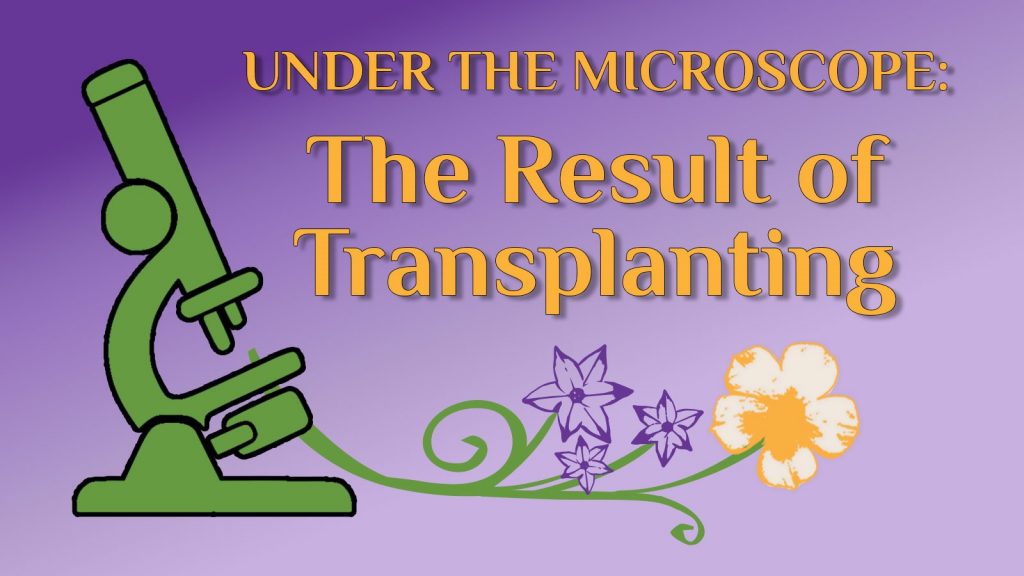 Transplanting placard